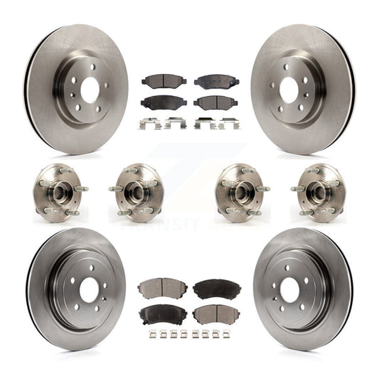 [Avant + Arrière] Kit d'ensemble roulement de roue et moyeu pour Cadillac CTS avec Heavy Duty Brakes KBB-116250