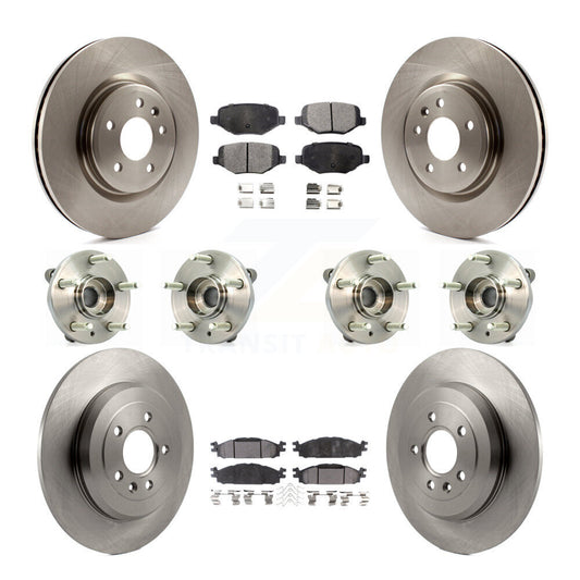 [Avant + Arrière] Kit d'ensemble roulement de roue et moyeu pour Ford Taurus Flex Lincoln MKT MKS KBB-116257