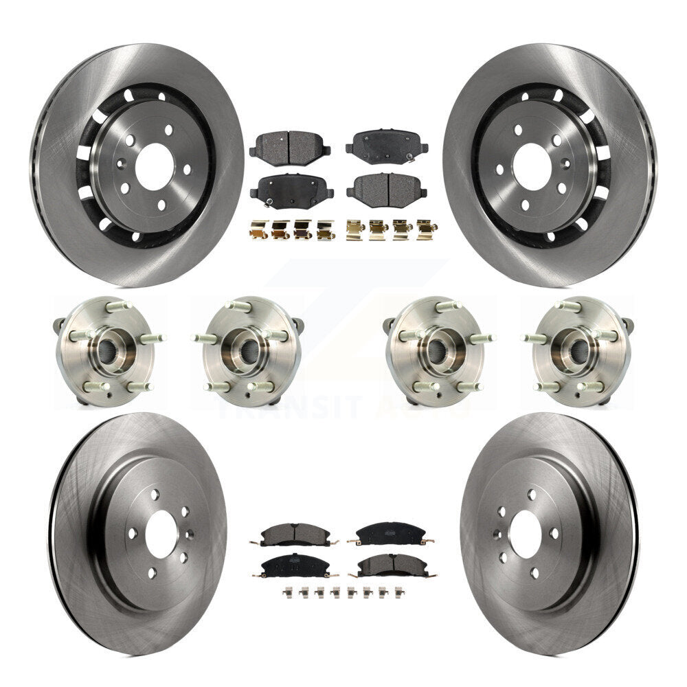 [Avant + Arrière] Kit d'ensemble roulement de roue et moyeu pour Ford Flex Taurus Lincoln MKS KBB-116258
