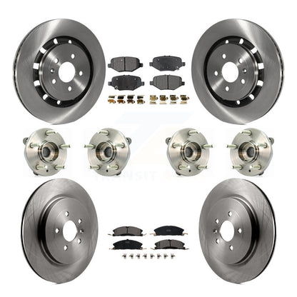 [Avant + Arrière] Kit d'ensemble roulement de roue et moyeu pour Ford Flex Taurus Lincoln MKS KBB-116258