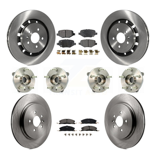 [Avant + Arrière] Kit d'ensemble roulement de roue et moyeu pour Ford Flex Taurus Lincoln MKS KBB-116258