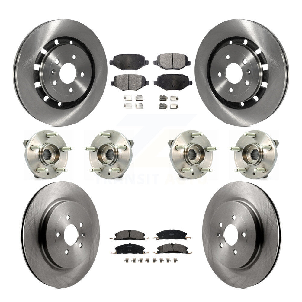 [Avant + Arrière] Kit d'ensemble roulement de roue et moyeu pour Lincoln MKS Ford Flex Taurus MKT KBB-116259
