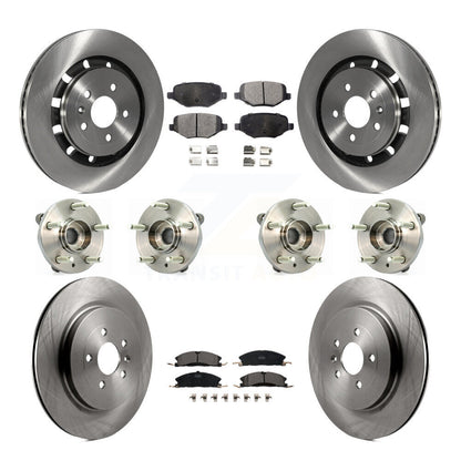 [Avant + Arrière] Kit d'ensemble roulement de roue et moyeu pour Lincoln MKS Ford Flex Taurus MKT KBB-116259