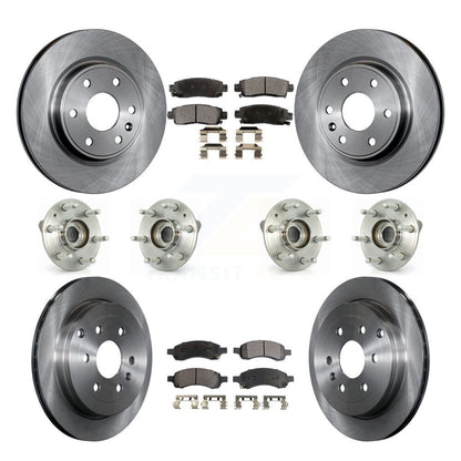 [Avant + Arrière] Kit d'ensemble roulement de roue et moyeu pour Chevrolet Traverse GMC Acadia Buick Enclave Saturn Outlook Limited KBB-116263