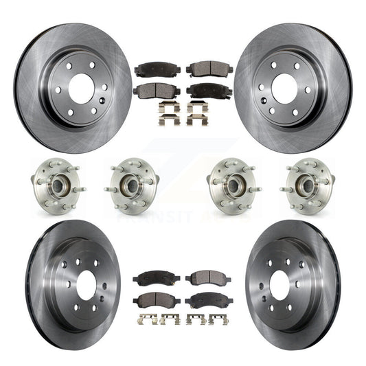 [Avant + Arrière] Kit d'ensemble roulement de roue et moyeu pour Chevrolet Traverse GMC Acadia Buick Enclave Saturn Outlook Limited KBB-116263