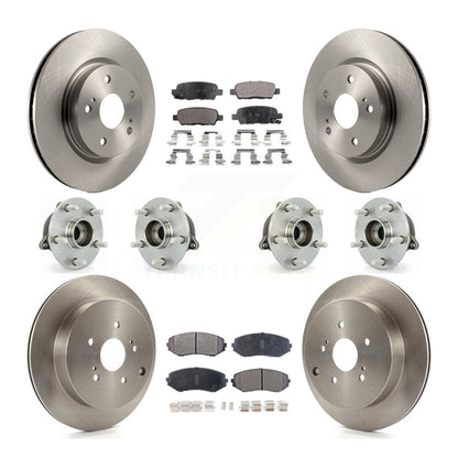 [Avant + Arrière] Kit d'ensemble roulement de roue et moyeu pour 2009-2013 Suzuki Grand Vitara KBB-116281
