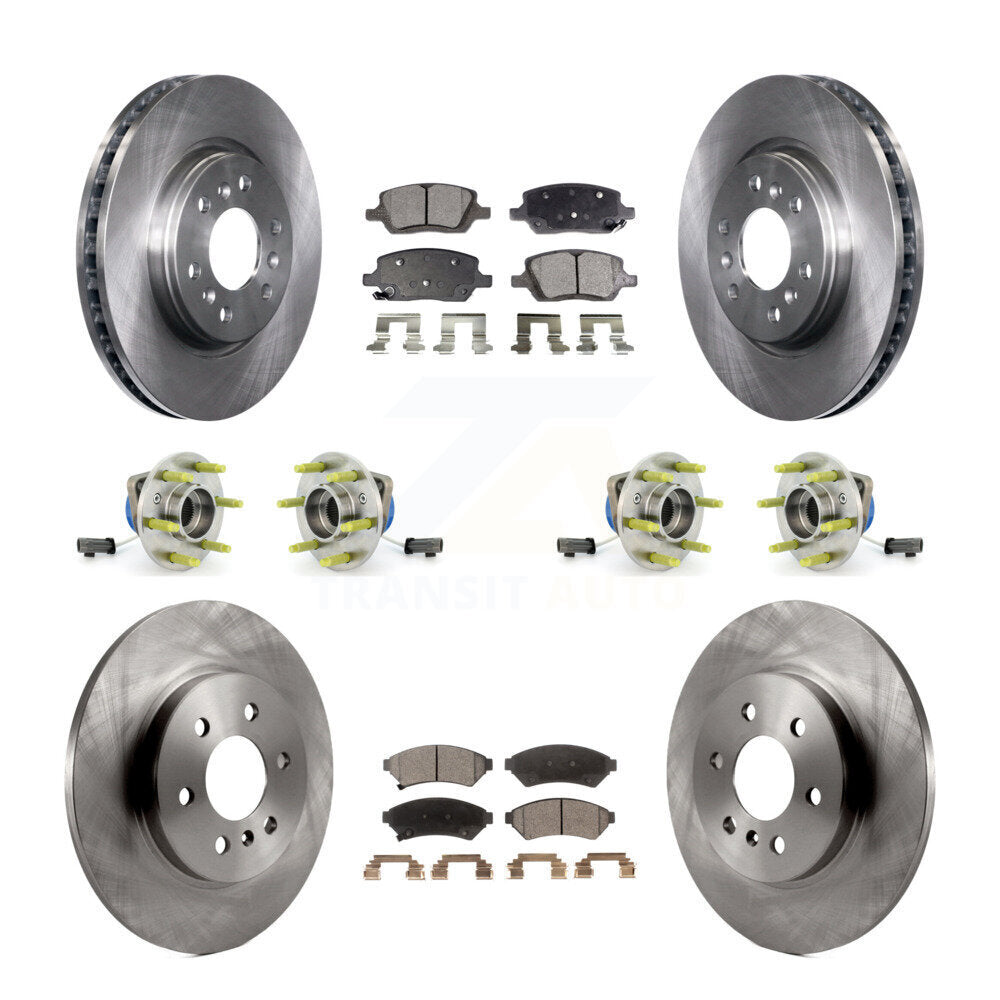 [Avant + Arrière] Kit d'ensemble roulement de roue et moyeu pour 2006 Saturn Relay AWD avec FE1 Suspension KBB-116287