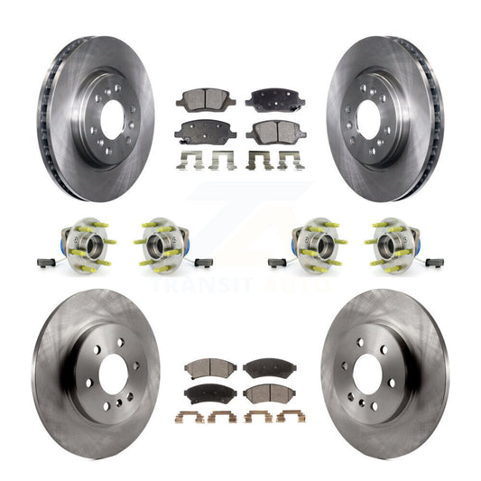 [Avant + Arrière] Kit d'ensemble roulement de roue et moyeu pour 2006 Saturn Relay AWD avec FE1 Suspension KBB-116287