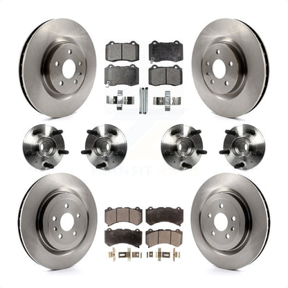 [Avant + Arrière] Kit d'ensemble roulement de roue et moyeu pour 2014 Chevrolet Camaro ZL1 KBB-116294 par Transit Auto