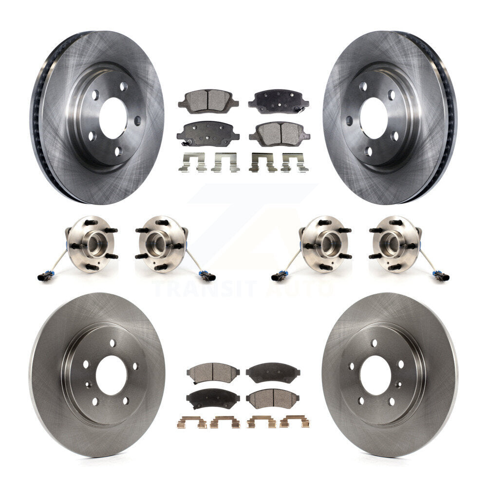 [Avant + Arrière] Kit d'ensemble roulement de roue et moyeu pour 2005 Chevrolet Uplander Pontiac Montana Buick Terraza KBB-116296