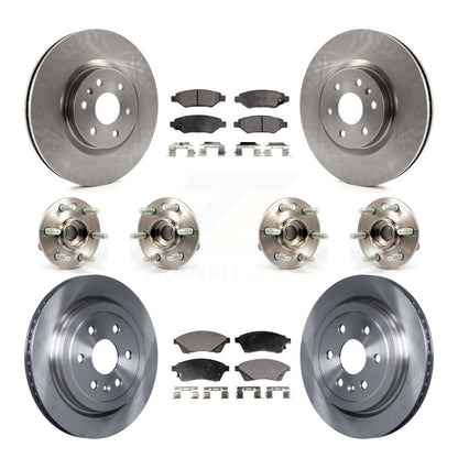 [Avant + Arrière] Kit d'ensemble roulement de roue et moyeu pour Cadillac SRX Saab 9-4X KBB-116298