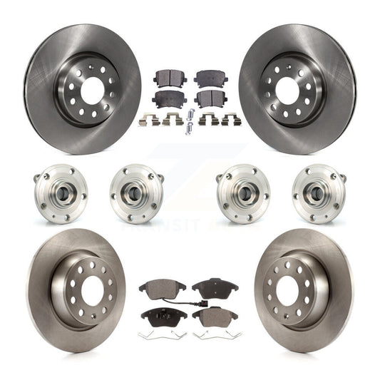 [Avant + Arrière] Kit d'ensemble roulement de roue et moyeu pour Volkswagen Passat Audi A3 Quattro KBB-116299