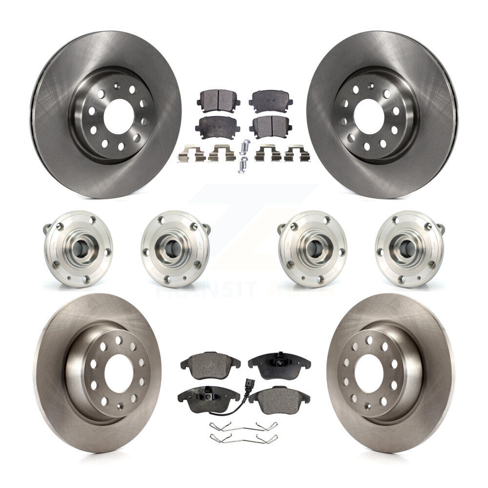 [Avant + Arrière] Kit d'ensemble roulement de roue et moyeu pour Volkswagen Tiguan Audi Q3 Quattro KBB-116301