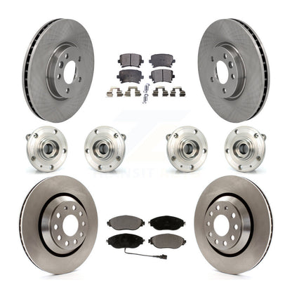 [Avant + Arrière] Kit d'ensemble roulement de roue et moyeu pour 2013-2014 Volkswagen CC AWD KBB-116302