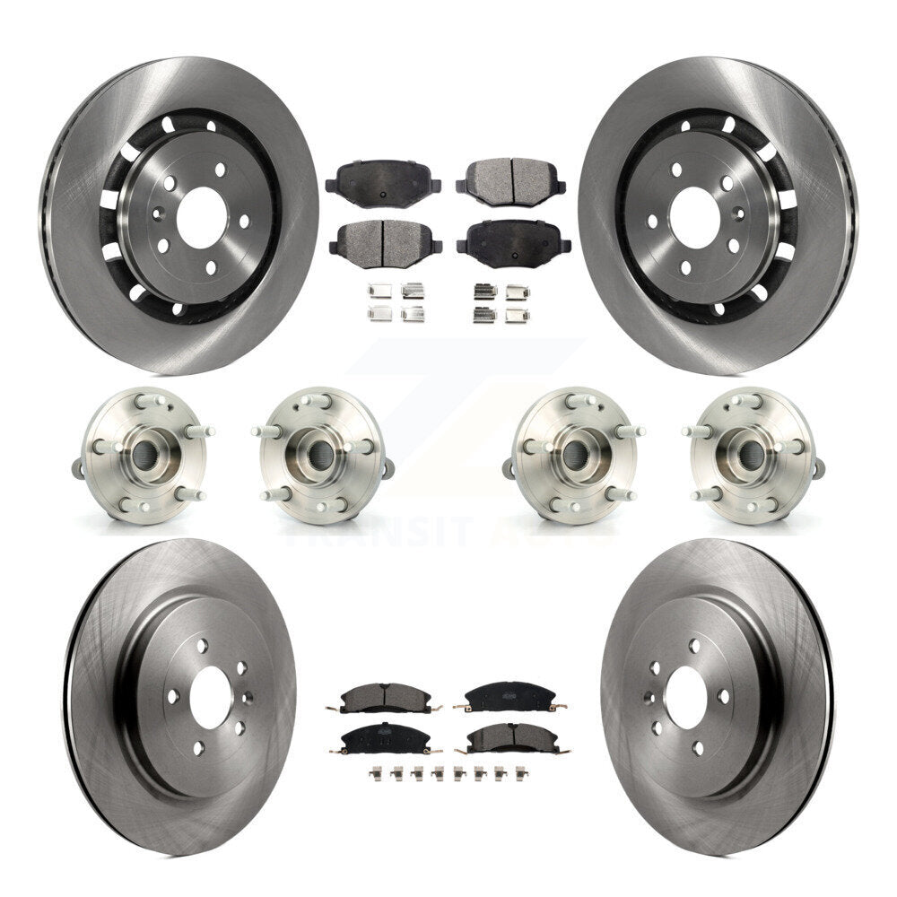 [Avant + Arrière] Kit d'ensemble roulement de roue et moyeu pour Ford Explorer Police Interceptor Utility KBB-116308