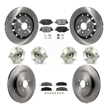 [Avant + Arrière] Kit d'ensemble roulement de roue et moyeu pour Ford Explorer Police Interceptor Utility KBB-116308