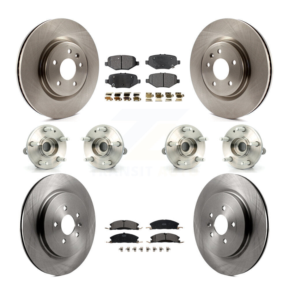 [Avant + Arrière] Kit d'ensemble roulement de roue et moyeu pour 2013 Ford Explorer Sport avec Heavy Duty Brakes KBB-116309