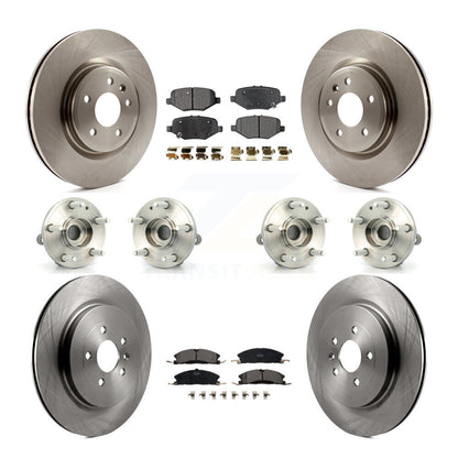 [Avant + Arrière] Kit d'ensemble roulement de roue et moyeu pour 2013 Ford Explorer Sport avec Heavy Duty Brakes KBB-116309
