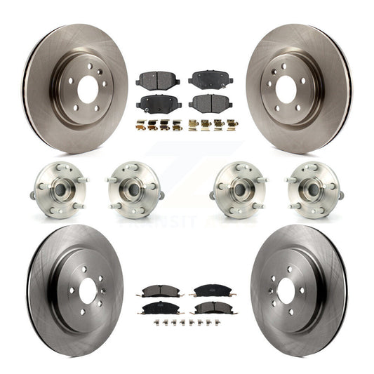 [Avant + Arrière] Kit d'ensemble roulement de roue et moyeu pour 2013 Ford Explorer Sport avec Heavy Duty Brakes KBB-116309