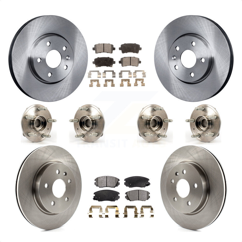 [Avant + Arrière] Kit d'ensemble roulement de roue et moyeu pour 2018-2019 Chevrolet Impala KBB-116310 par Transit Auto