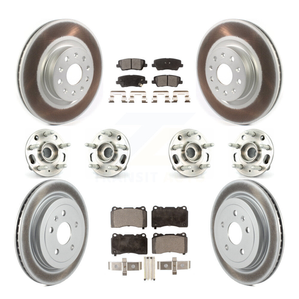 [Avant + Arrière] Kit d'ensemble roulement de roue et moyeu pour Cadillac CTS avec 18" Factory Wheels KBB-116359