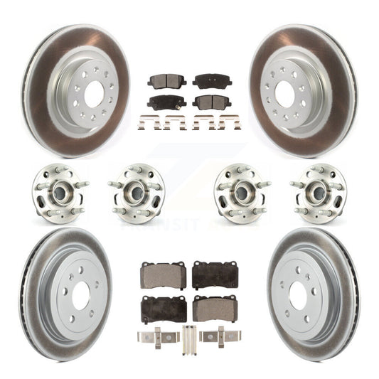 [Avant + Arrière] Kit d'ensemble roulement de roue et moyeu pour Cadillac CTS avec 18" Factory Wheels KBB-116359