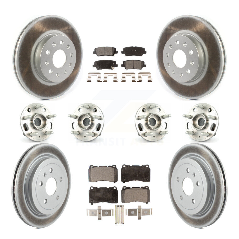 [Avant + Arrière] Kit d'ensemble roulement de roue et moyeu pour Cadillac CTS avec 17" Factory Wheels KBB-116360