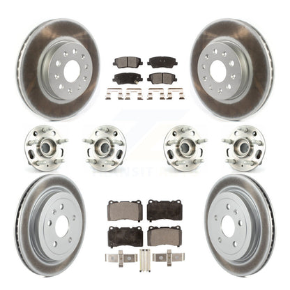 [Avant + Arrière] Kit d'ensemble roulement de roue et moyeu pour Cadillac CTS avec 17" Factory Wheels KBB-116360