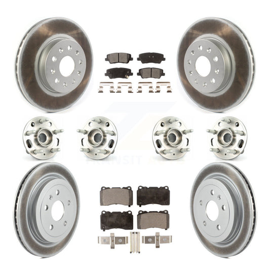 [Avant + Arrière] Kit d'ensemble roulement de roue et moyeu pour Cadillac CTS avec 17" Factory Wheels KBB-116360