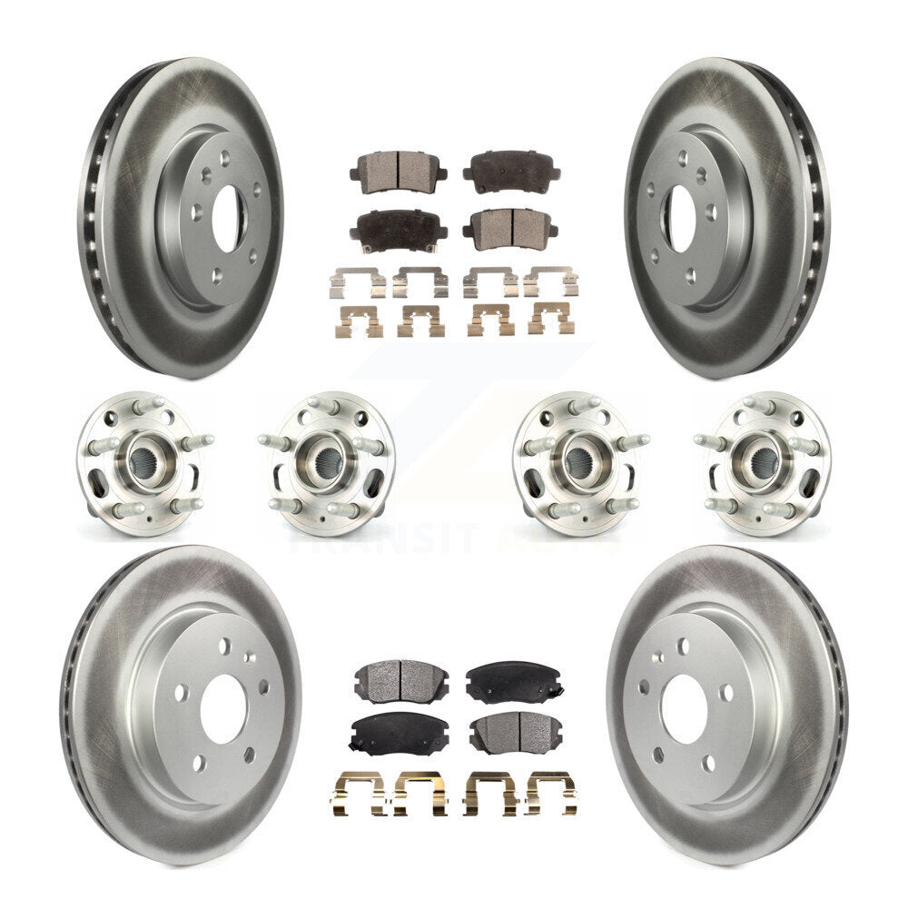 [Avant + Arrière] Kit d'ensemble roulement de roue et moyeu pour Chevrolet Malibu Impala Buick LaCrosse KBB-116361