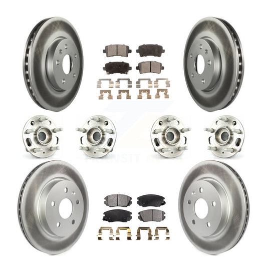[Avant + Arrière] Kit d'ensemble roulement de roue et moyeu pour Chevrolet Malibu Impala Buick LaCrosse KBB-116361