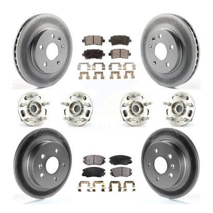 [Avant + Arrière] Kit d'ensemble roulement de roue et moyeu pour 2013-2015 Chevrolet Malibu Naturally Aspirated KBB-116362