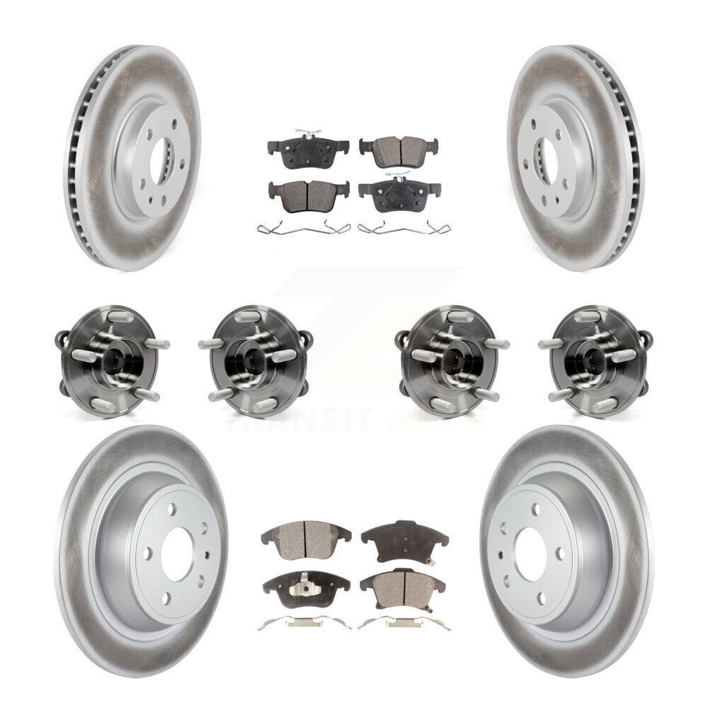 [Avant + Arrière] Kit d'ensemble roulement de roue et moyeu pour Ford Fusion KBB-116364