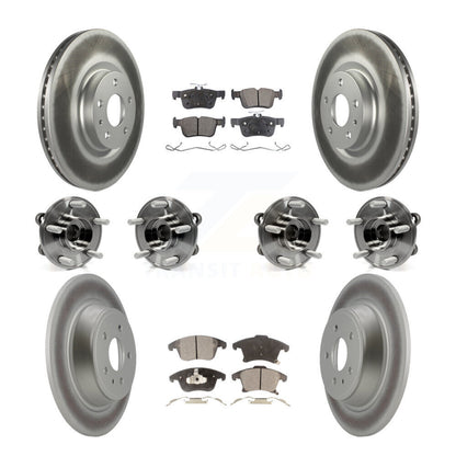 [Avant + Arrière] Kit d'ensemble roulement de roue et moyeu pour Ford Fusion Lincoln MKZ KBB-116365