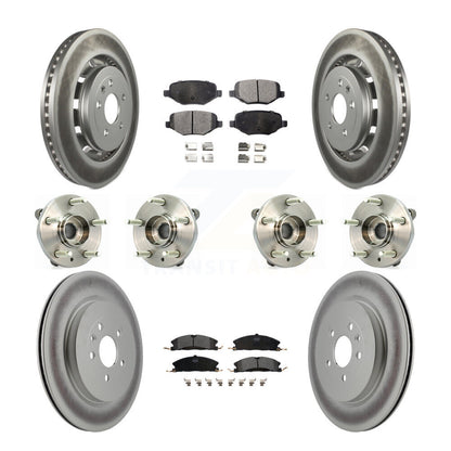 [Avant + Arrière] Kit d'ensemble roulement de roue et moyeu pour Lincoln MKS Ford Flex Taurus MKT KBB-116369