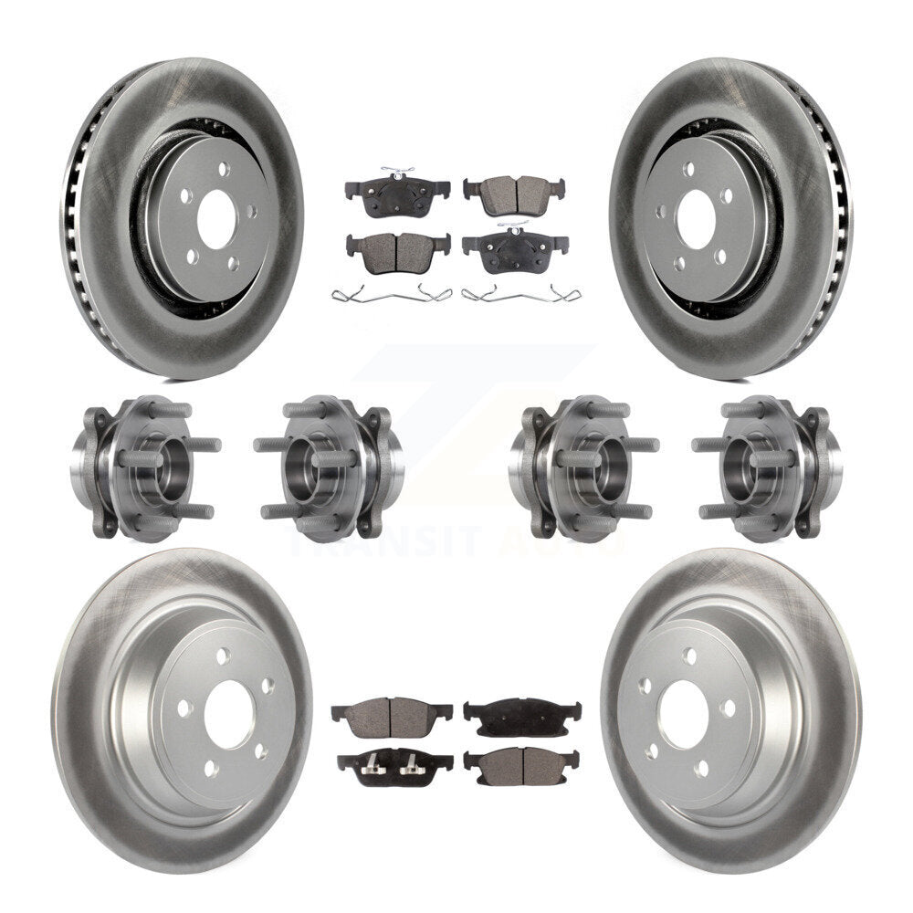 [Avant + Arrière] Kit d'ensemble roulement de roue et moyeu pour Ford Edge Lincoln MKX AWD KBB-116370