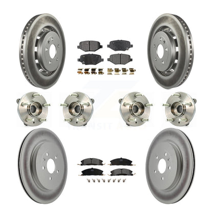 [Avant + Arrière] Kit d'ensemble roulement de roue et moyeu pour Ford Flex Taurus Lincoln MKS KBB-116371