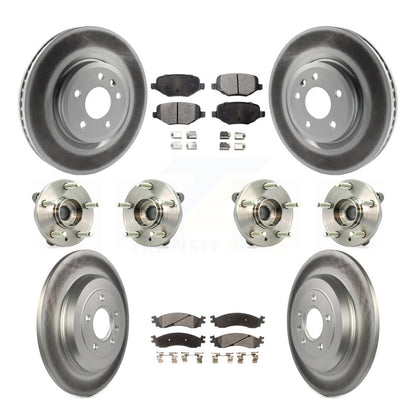[Avant + Arrière] Kit d'ensemble roulement de roue et moyeu pour 2010-2012 Ford Taurus SHO KBB-116372