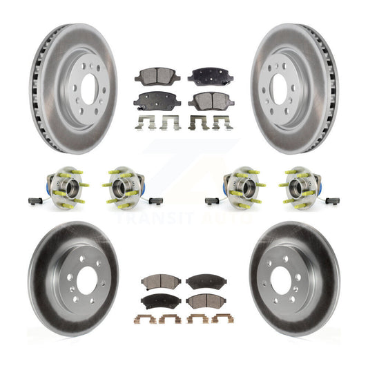 [Avant + Arrière] Kit d'ensemble roulement de roue et moyeu pour 2006 Saturn Relay AWD avec FE1 Suspension KBB-116381