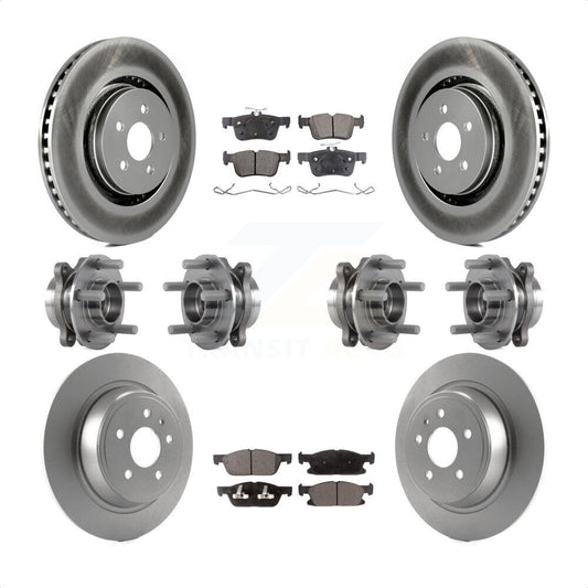 [Avant + Arrière] Kit d'ensemble roulement de roue et moyeu pour 2017 Lincoln MKX AWD avec 14mm Wheel Lugs KBB-116383 par Transit Auto