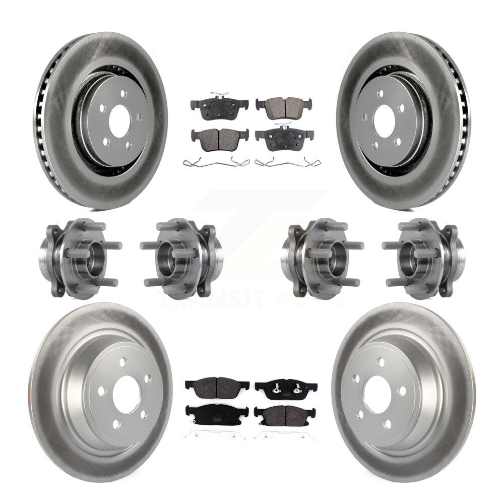 [Avant + Arrière] Kit d'ensemble roulement de roue et moyeu pour Lincoln Continental AWD KBB-116384