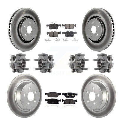 [Avant + Arrière] Kit d'ensemble roulement de roue et moyeu pour Lincoln Continental AWD KBB-116384