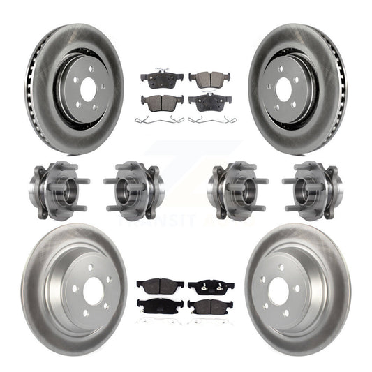 [Avant + Arrière] Kit d'ensemble roulement de roue et moyeu pour Lincoln Continental AWD KBB-116384