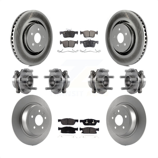 [Avant + Arrière] Kit d'ensemble roulement de roue et moyeu pour 2017 Lincoln Continental AWD avec 14mm Wheel Lugs KBB-116386 par Transit Auto