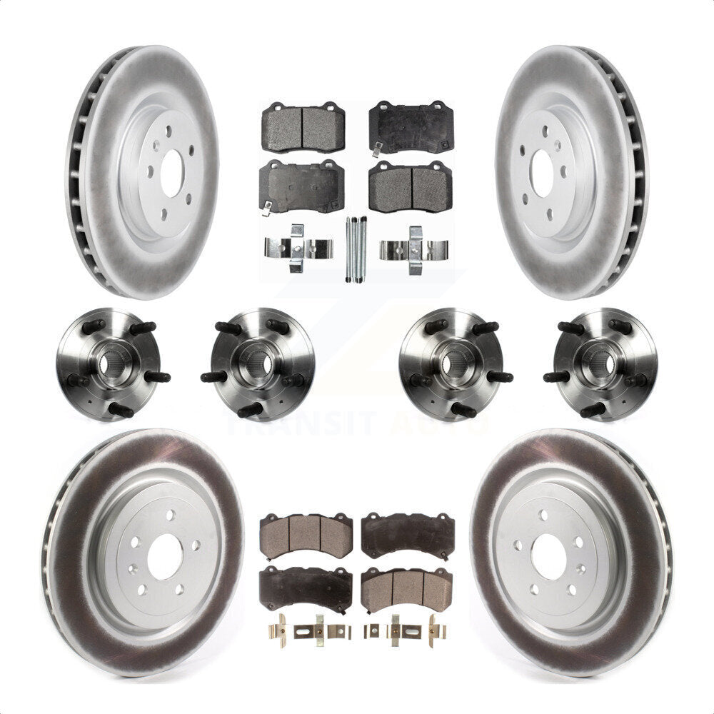 [Avant + Arrière] Kit d'ensemble roulement de roue et moyeu pour 2014 Chevrolet Camaro ZL1 KBB-116389 par Transit Auto