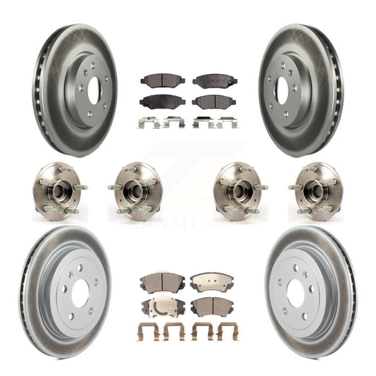 [Avant + Arrière] Kit d'ensemble roulement de roue et moyeu pour Chevrolet Camaro KBB-116390
