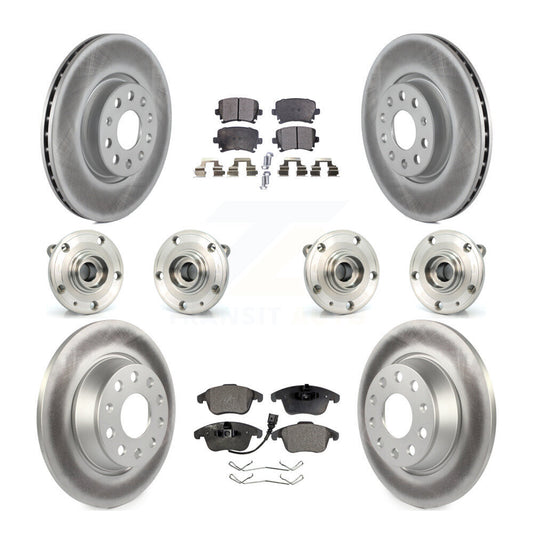 [Avant + Arrière] Kit d'ensemble roulement de roue et moyeu pour Volkswagen Tiguan Audi Q3 Quattro KBB-116399