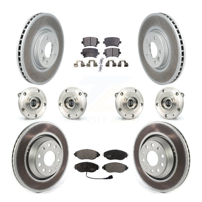 [Avant + Arrière] Kit d'ensemble roulement de roue et moyeu pour 2013-2014 Volkswagen CC AWD KBB-116400