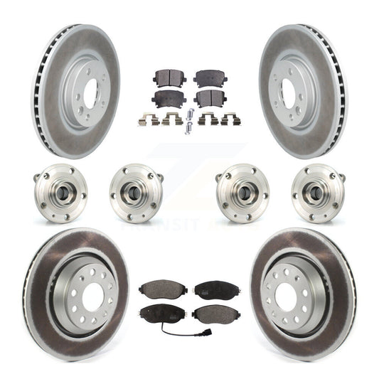 [Avant + Arrière] Kit d'ensemble roulement de roue et moyeu pour 2013-2014 Volkswagen CC AWD KBB-116400