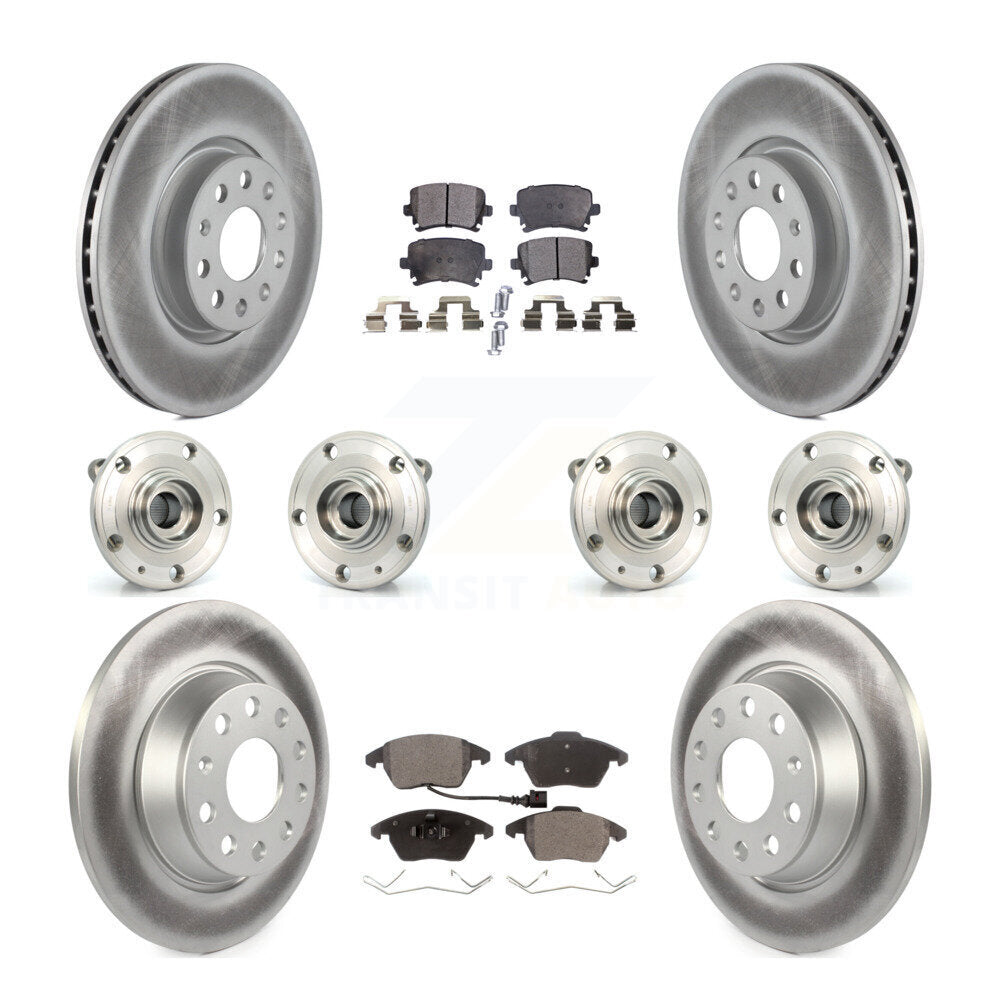 [Avant + Arrière] Kit d'ensemble roulement de roue et moyeu pour Volkswagen Passat Audi A3 Quattro KBB-116403